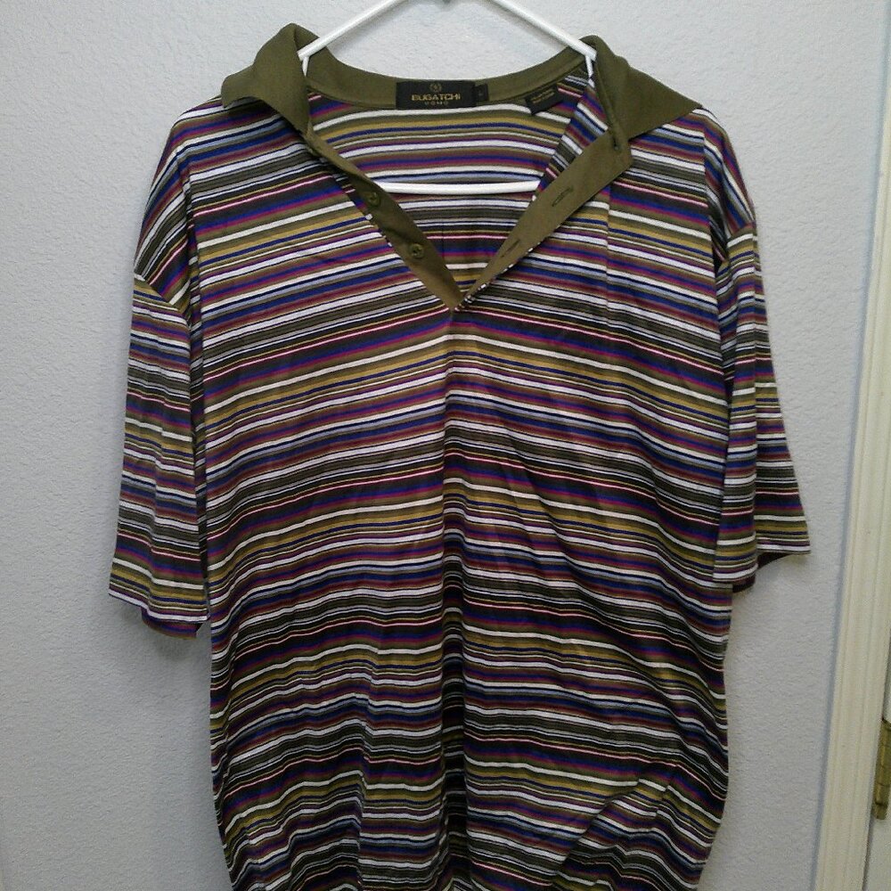 Bugatchi Mens dress shirt large wonderful soft
